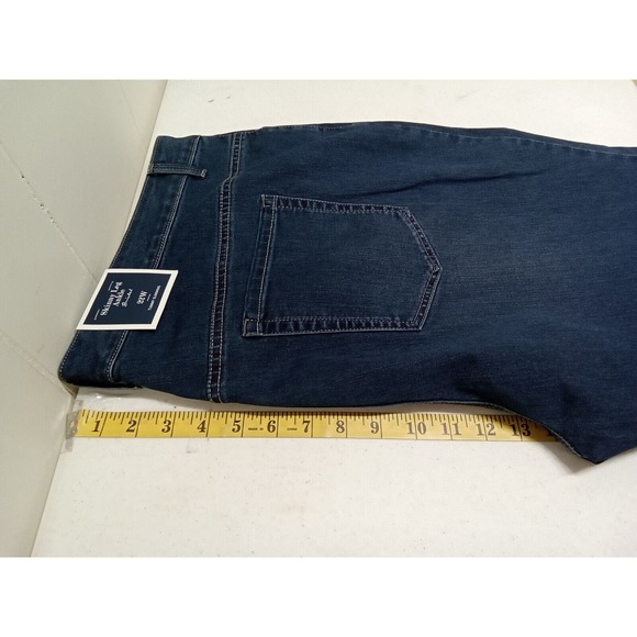 Charter Club Womens High Rise Classic Straight Leg Jeans Black Size 16 main image 1